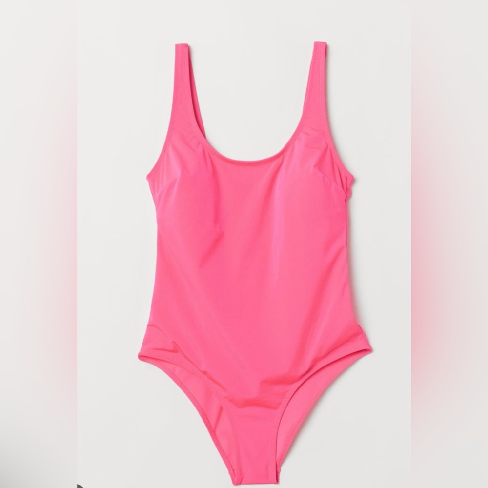 Neon Pink One Piece Bikini